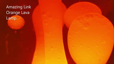 Orange Lava Lamp