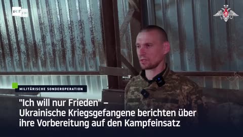 Ukrainische Kriegsgefangene berichten über ihre Vorbereitung auf den Kampfeinsatz