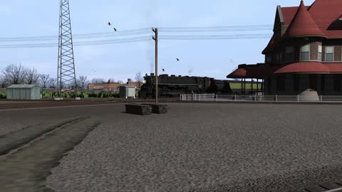 Trainz 2019: GTW 6325 meets Pere Marquette 1225 at Durand, MI