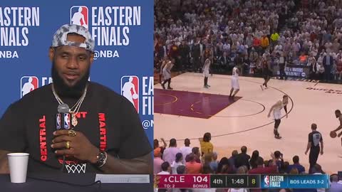 LeBron James Gets Shocked By Reporter Who Says He's Been Clutch His Whole Career!