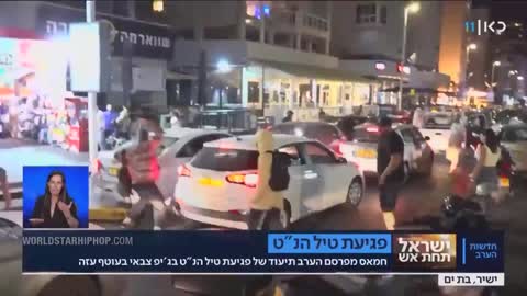 Israeli Mob Pull An Arab Man Out Of His Car & Lynch Him On Live TV!