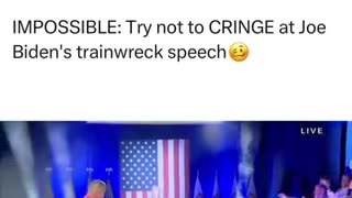 IMPOSSIBLE: Try not to CRINGE at Joe Biden's trainwreck speech