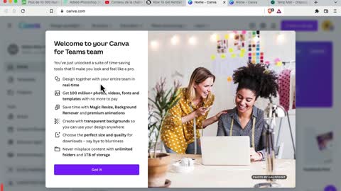 Get one month CANVA PRO free