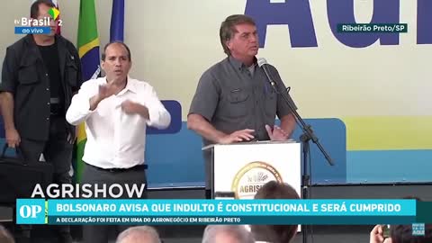 Bolsonaro sobre indulto