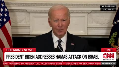 Biden Says The U.S. Stands With Israel