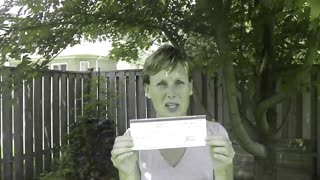 MY FIRST GOOGLE ADSENSE CHEQUE