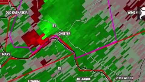 A Tornado Emergency has been issued for Chester, Illinois.