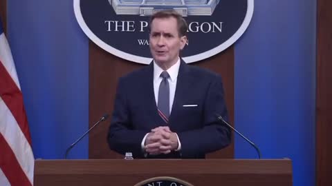 Pentagon Press Sec John Kirby was asked who the targets of the ISIS-K air strike