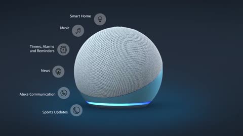 Echo Dot (4th Gen, 2020 release)| Smart speaker with Alexa (Black)