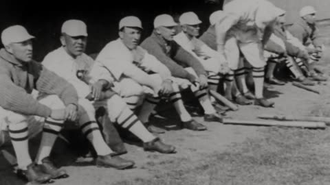 Oakland Oaks vs. San Francisco Seals Baseball Season Opening (1918 Original Black & White Film)