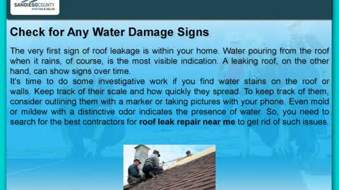 How to Detect Roof Leakage?