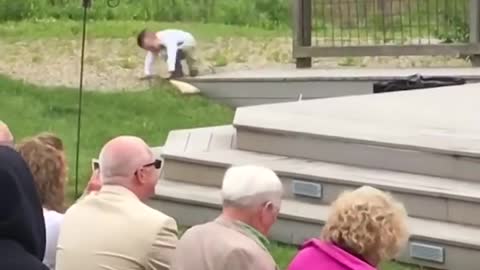 Kids add some comedy to a wedding! - Ring Bearer Fails;