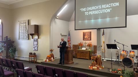 "The Church's Reaction To Persecution"