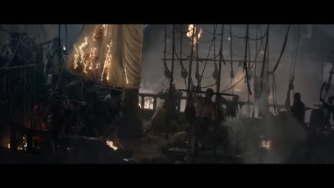 The decisive battle on the ship