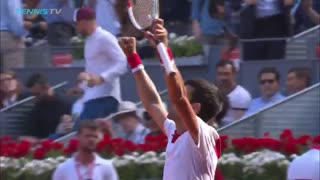 Novak Djokovic avanzó a segunda ronda del Masters 1.000 de Madrid