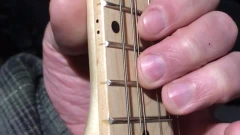 Using 4 fingers to play 5 frets across 3 strings