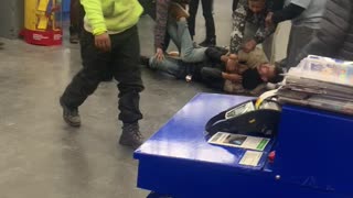 Furious Fight Breaks out in Walmart