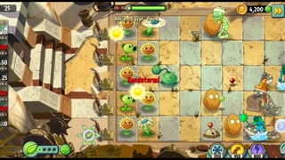 Plants vs Zombies 2 Ancient Egypt Day 2
