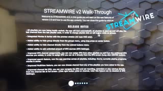 StreamWire update.
