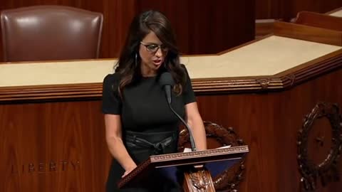 Lauren Boebert Attacks AOC And Biden In House Floor Speech.