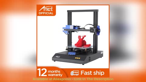 ☑️ Anet ET4X Integrated All Metal Frame FDM 3D Printer DIY Kit Easy Assembly Heating Fast Resume