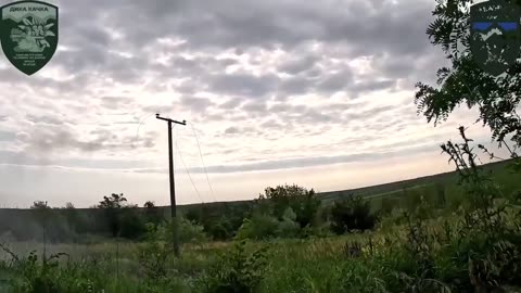 Ukrainian soldier targets a low-flying Russian Su-25.