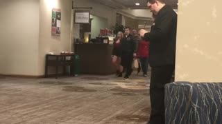 Video 2 of hotel altercation