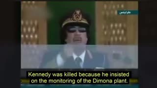 Gaddafi knew!! And then they killed him.