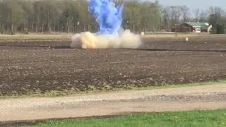 Gender Reveal with a Boom