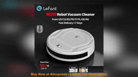 ☀️ Lefant M210 Robot Vacuum Cleaner for Smart Home Pet Hair Robotic Wireless Vacuum Cleaners Mini