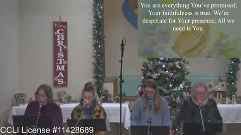 Moose Creek Baptist Church Sing “Waiting Here For You” During Service 12-11-2022