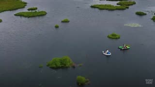 Fishin a top water duck in a swamp full of pike