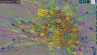 Beginning of Feb 2024 Air Plane Mafias Time Lapse -