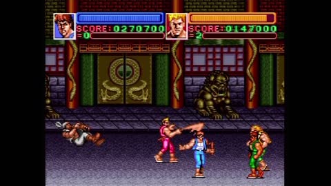 Super Double Dragon Two-Player Playthrough (Actual SNES Capture)