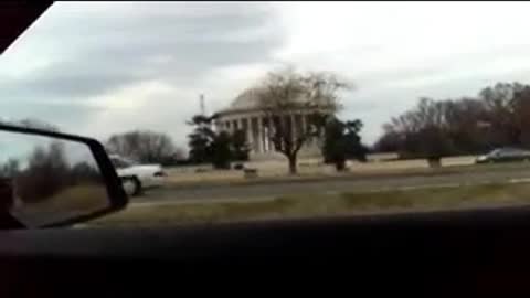 Jefferson Memorial as seen from I-395 South on 3/5/2011