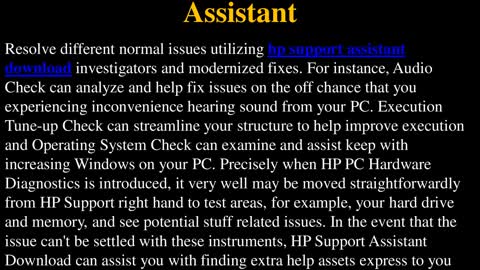 Easy Ways To Download HP Support Assistant