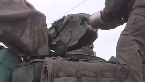 05/15/2022 The work of tanks on the positions of Ukrainian troops in the area of Avdiivka