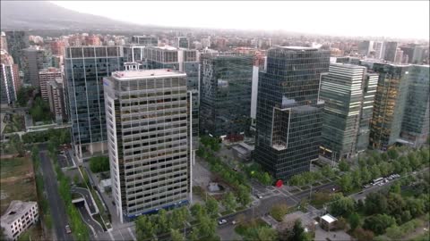 Las Condes and Baquedano in Santiago, Chile