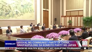 Opisyal ng Communist Party of China, nakipagpulong sa Komeito party ng Japan