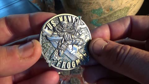 US Navy SEAL Frogman Custom Engraved Collectible Challenge Coin
