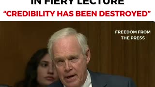 RON JOHNSON TORCHES PARTISAN FBI DIRECTOR - "Credibility Has Been Destroyed!"