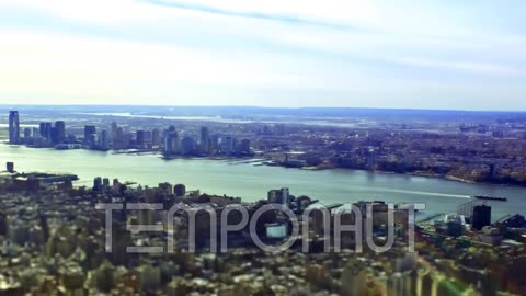 Fire In New York City - Timelapse Photography From Empire State Building - Post Tilt Shift Timelapse