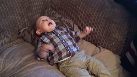 Warning: This baby's laughter is contagious!
