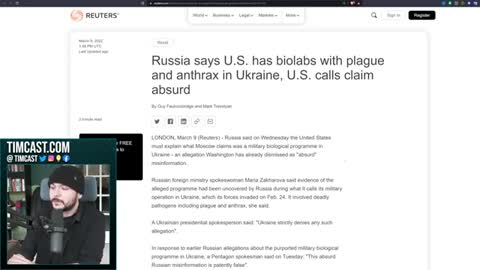 US HAS CONFIRMED BIOLABS IN UKRAINE, RUSSIA AND CHINA CLAIM US IS FUNDING BIO WEAPONS RESEARCH