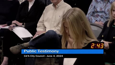CDA City Council Appeal Hearing Public Comment Parades - 6/4/24
