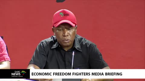 EFF media conference SABC News