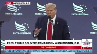 FULL SPEECH: President Trump Keynotes the Faith and Freedom Coalition's "Road to Majority" - 6/22/24