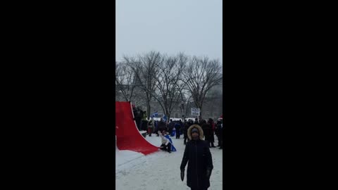 QUEBEC CHANTING FREEDOM IN FRENCH