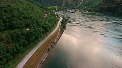 beautiful nature norway natural landscape sognefjord or sognefjorden norway flam