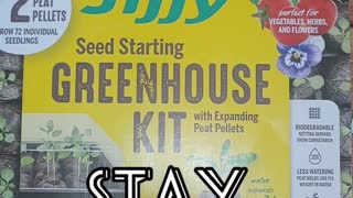 Seed Starting Greenhouse Kit